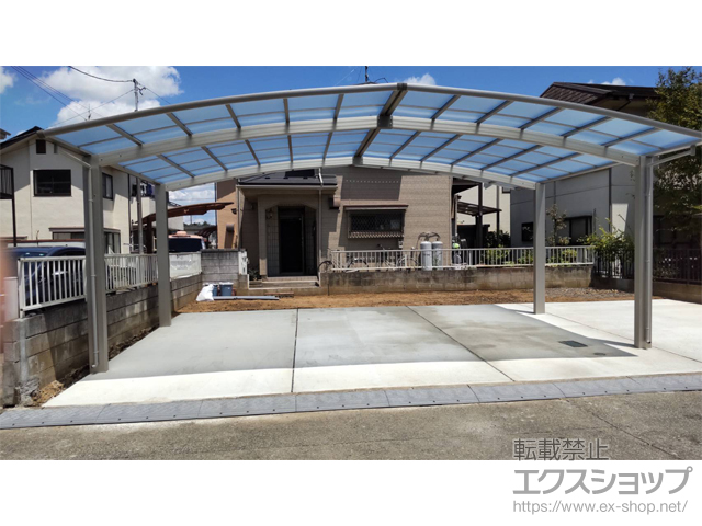 千葉県野田市ののカーポート レイナトリプルポートグラン　積雪〜20cm対応 施工例