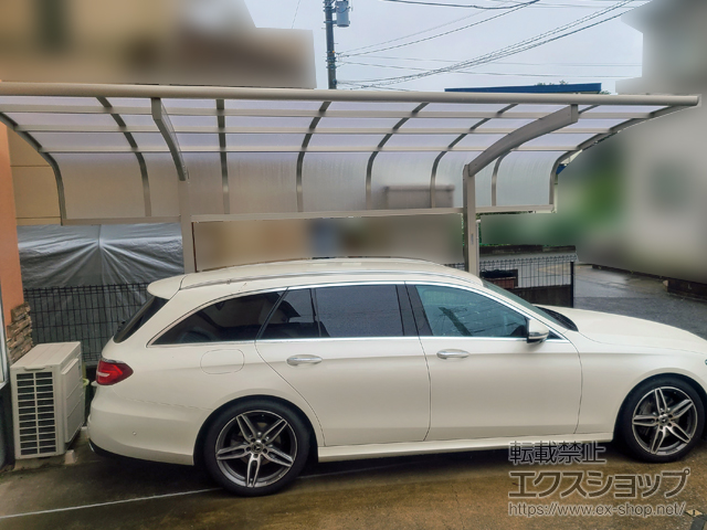 千葉県八千代市ののカーポート プレシオスポート アルファ 積雪〜20cm対応 施工例