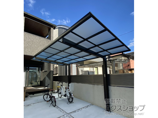 兵庫県伊丹市ののカーポート エフルージュグラン　積雪〜20cm対応 施工例