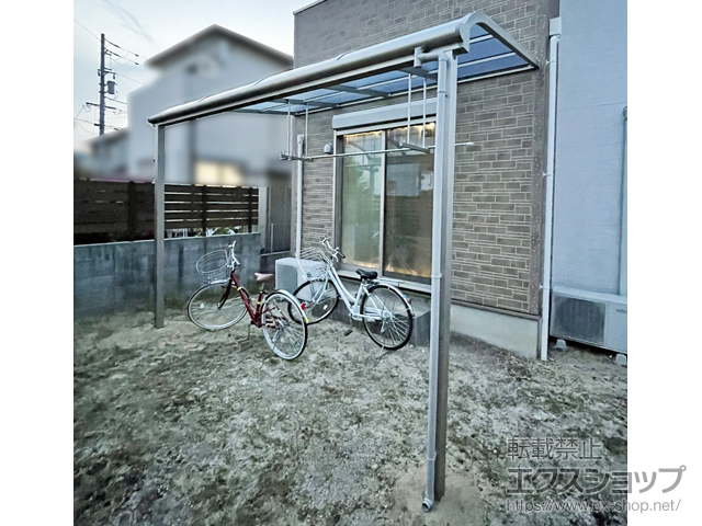 広島県東広島市ののテラス屋根 ソラリア R型 テラスタイプ 単体 積雪〜20cm対応 施工例