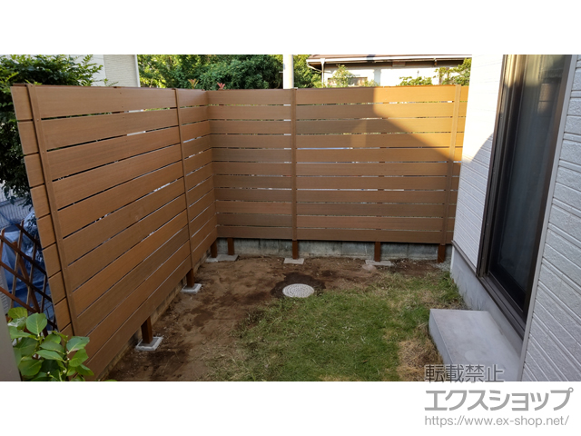 神奈川県藤沢市ののフェンス・柵 プラド/one ジョイント有 隙間10mm H1800 施工例