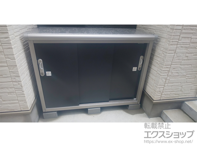 奈良県天理市のの物置・屋外倉庫 エスモ 一般型 1497×650×1101（ESE-1506Y） ESE-1506Y-SM 施工例