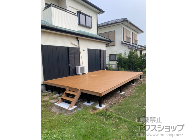 千葉県いすみ市ののウッドデッキ リウッドデッキ 200 施工例