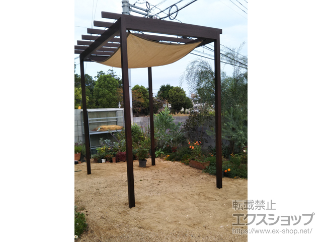 岡山県倉敷市ののテラス屋根 ポーチガーデン パーゴラ・ポーチ 独立タイプ 施工例