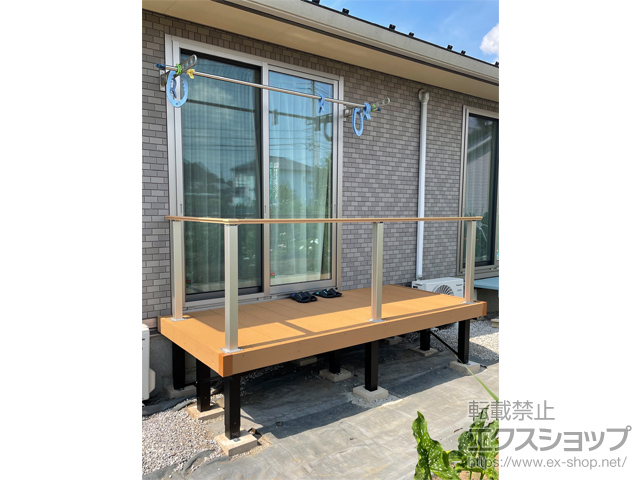 埼玉県坂戸市ののウッドデッキ リウッドデッキ 200 施工例