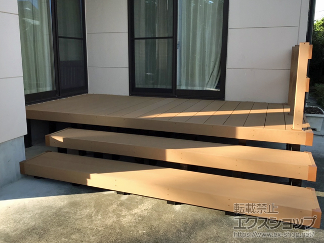 宮城県仙台市ののウッドデッキ リウッドデッキ 200 施工例