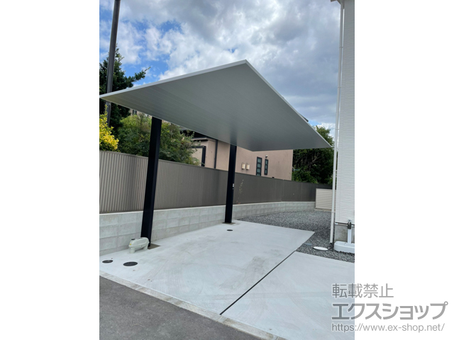 福岡県糟屋郡粕屋町ののカーポート カーポートSC 積雪〜20cm対応 施工例