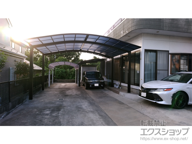 千葉県鎌ケ谷市ののカーポート レイナツインポートグラン　積雪〜20cm対応 施工例