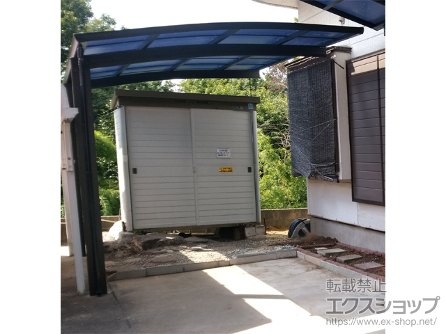 千葉県鎌ケ谷市ののカーポート レイナポートグラン　積雪〜20cm対応 施工例