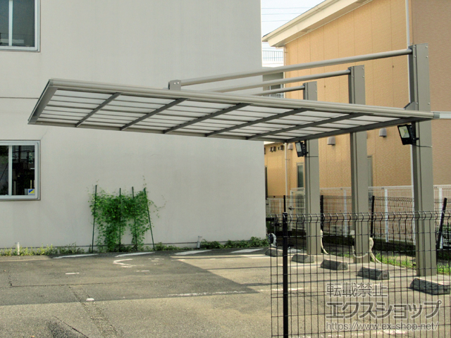 茨城県取手市ののカーポート ダブルフェース 積雪〜20cm対応 施工例