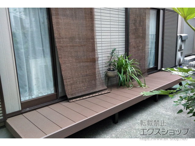 東京都足立区ののウッドデッキ リウッドデッキ 200 施工例