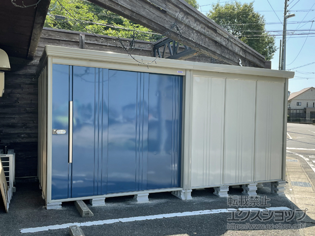 愛知県小牧市のの物置・屋外倉庫 Mr.ストックマンダンディ 一般型 4415×1922×2110（ND-4419） ND-4419-DB 施工例