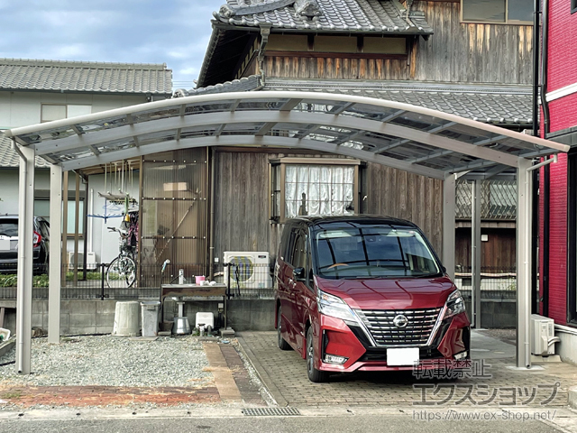 兵庫県姫路市ののカーポート レイナツインポートグラン　積雪〜20cm対応 施工例