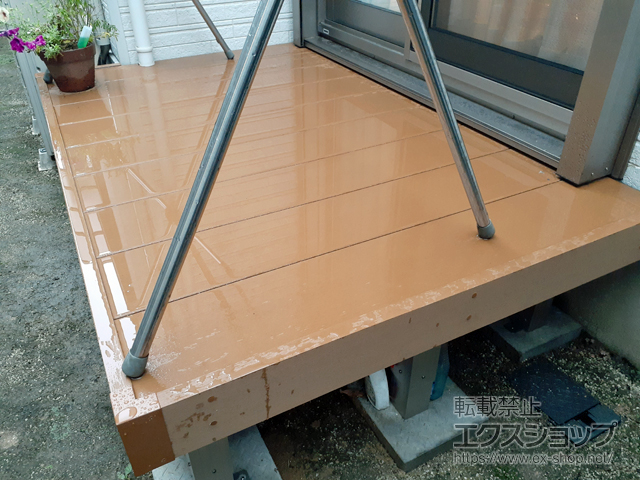 千葉県松戸市ののウッドデッキ マージウッドデッキ 施工例