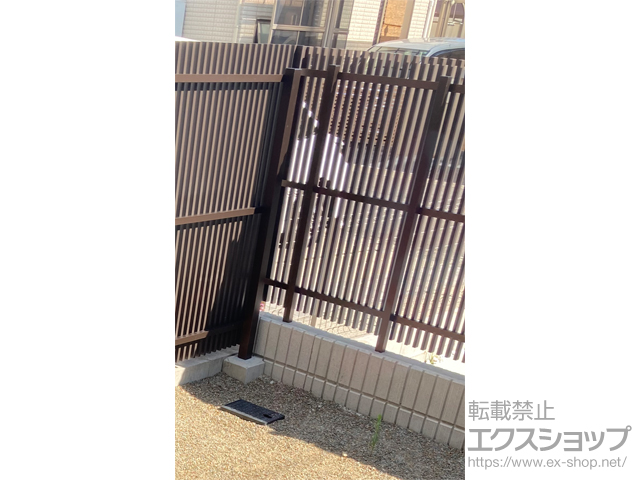 愛知県一宮市ののフェンス・柵 ラインスタイル Sタイプ（隙間25mm） 施工例