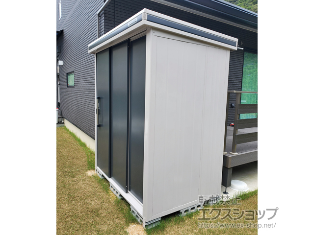 山口県萩市のの物置・屋外倉庫 エルモ 一般型 1870×1170×2121 LMD-1811-SM 施工例