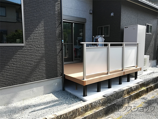 兵庫県赤穂郡上郡町ののウッドデッキ リウッドデッキ 200 施工例