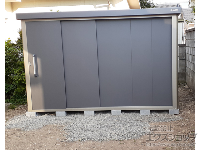 長野県松本市のの物置・屋外倉庫 エスケーエイト SK8-180 一般型 3000×2000×1940 SK8-180-GK 施工例
