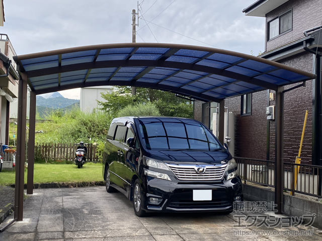 熊本県上益城郡甲佐町ののカーポート レイナツインポートグラン　積雪〜20cm対応 施工例