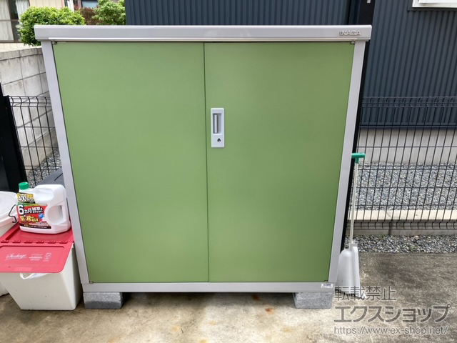 群馬県高崎市のの物置・屋外倉庫 アイビーストッカー 1320×515×1303 BJX-135C-LG 施工例