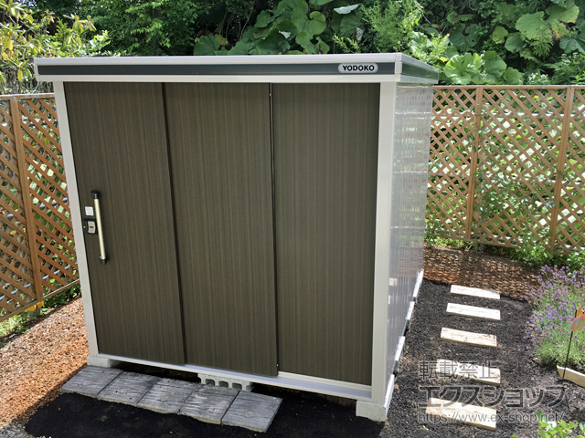 北海道釧路市のの物置・屋外倉庫 エルモ 積雪型 2220×2570×2116 LMDS-2225-DW 施工例