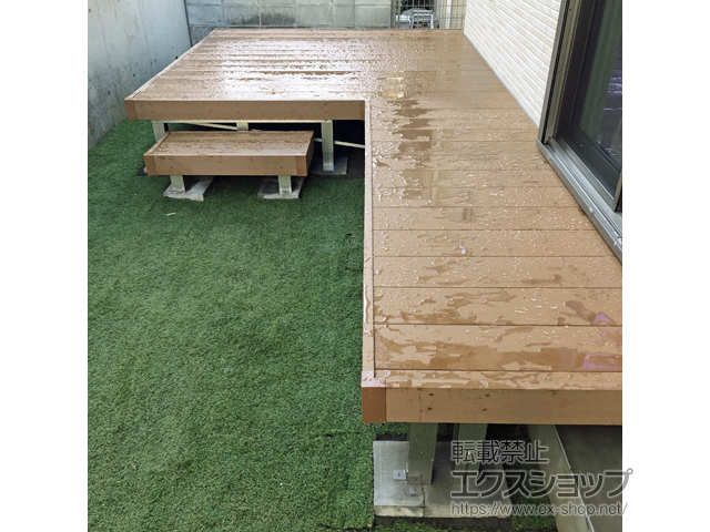 神奈川県川崎市ののウッドデッキ リウッドデッキ 200 施工例