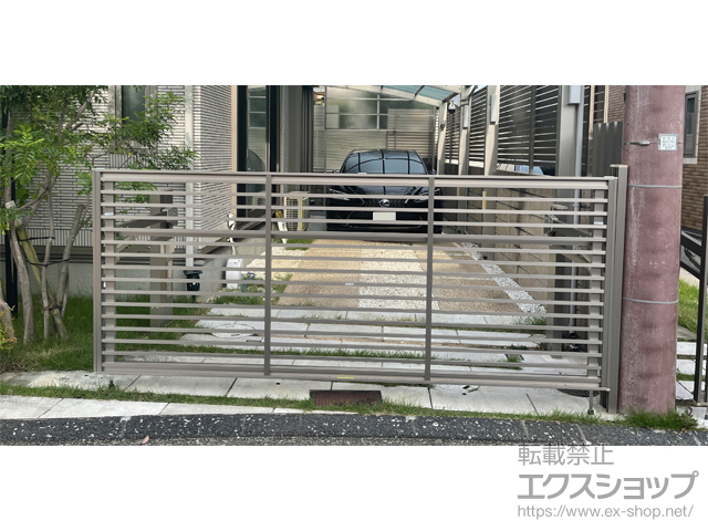 兵庫県西宮市ののカーゲート オーバードアS1型 電動式 施工例