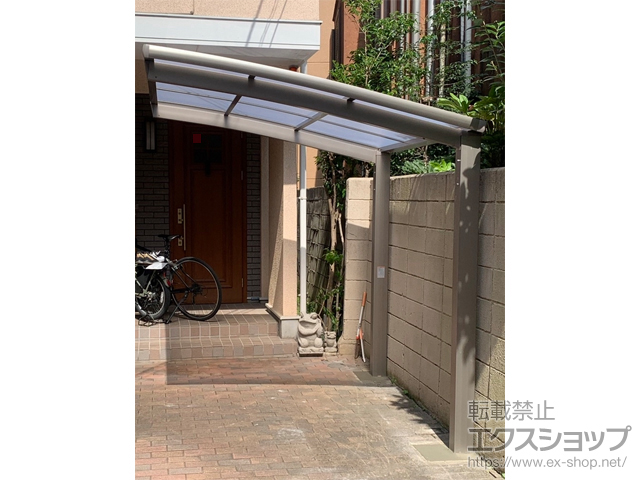 東京都中野区ののサイクルポート・駐輪場 ネスカRミニ (ラウンドスタイル) 積雪〜20cm対応 施工例