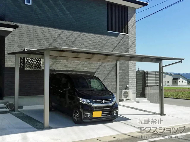 熊本県菊池郡菊陽町のValue Selectのカーポート ソリッドポート ワイド 積雪～20cm対応 施工例