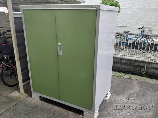 愛知県安城市のの物置・屋外倉庫 アイビーストッカー 1320×905×1603 BJX-139D-LG 施工例