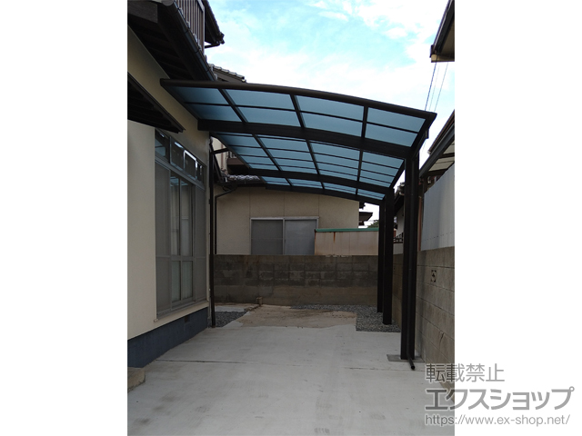 岡山県玉野市ののカーポート レイナポートグラン 延長　積雪〜20cm対応 施工例