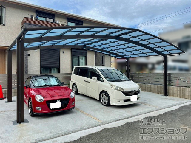 神奈川県平塚市ののカーポート レイナトリプルポートグラン　積雪〜20cm対応 施工例