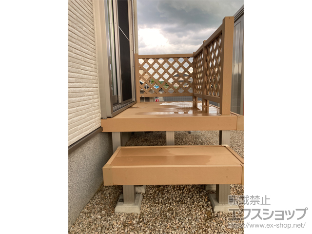 佐賀県神埼郡吉野ヶ里町ののウッドデッキ リウッドデッキ 200 施工例