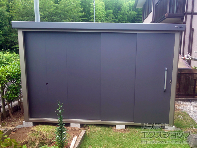 三重県鈴鹿市のの物置・屋外倉庫 エスケーエイト SK8-180 一般型 3000×2000×1940 SK8-180-GK 施工例