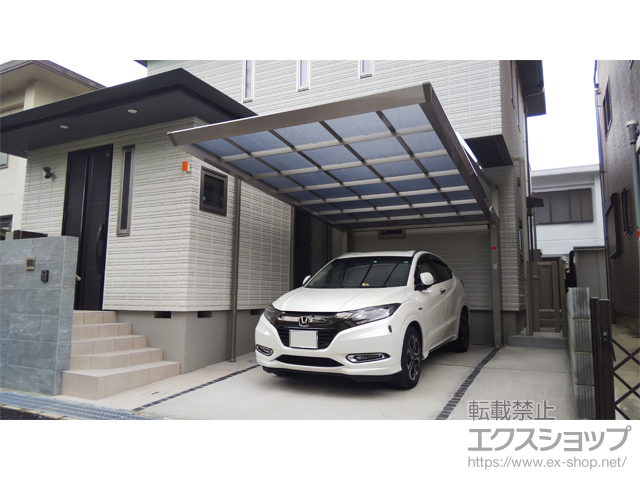 奈良県奈良市ののカーポート マイポートNext 積雪〜20cm対応 施工例