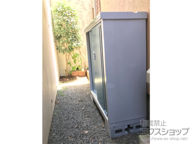 神奈川県横浜市のの物置・屋外倉庫 シンプリー 一般型 1100×415×1103（MJX-114B） MJX-114B-AB 施工例