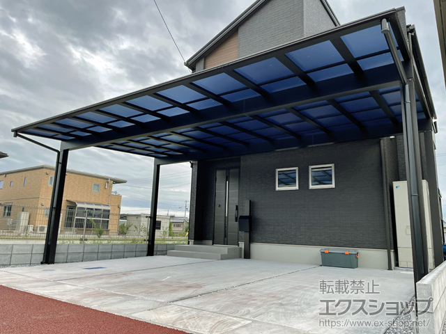 高知県南国市ののカーポート エフルージュ トリプル FIRST 積雪〜20cm対応 施工例