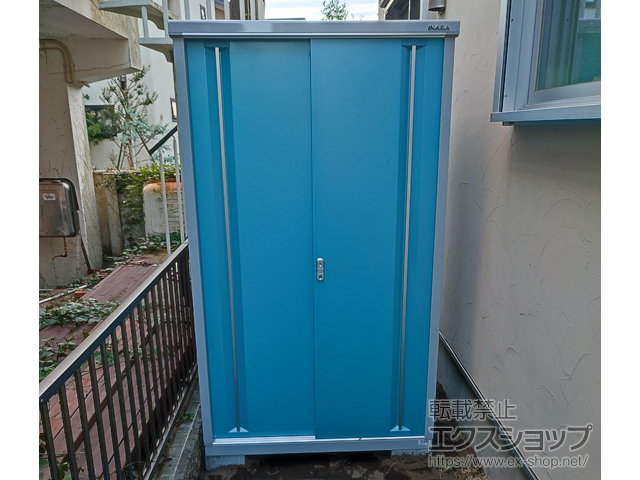 神奈川県藤沢市のの物置・屋外倉庫 シンプリー 一般型 1100×905×1903（MJX-119E-P） MJX-119E-P-AB 施工例