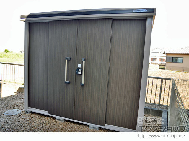 三重県伊勢市のの物置・屋外倉庫 エルモ 積雪型 2570×1170×2121 LMDS-2511-DW 施工例