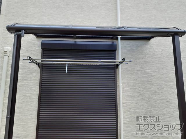 愛知県名古屋市ののテラス屋根 プレシオステラスII R型 テラスタイプ 単体 積雪〜20cm対応 施工例