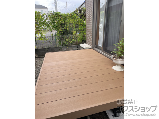 東京都昭島市ののウッドデッキ リウッドデッキ 200 施工例
