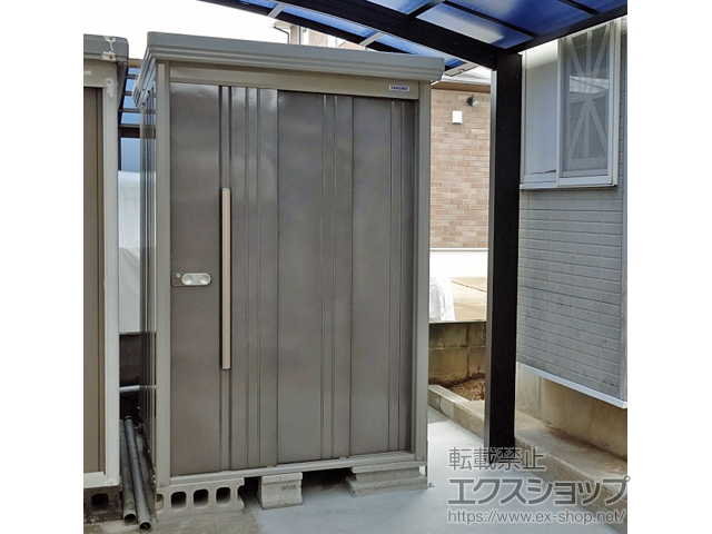 熊本県熊本市のの物置・屋外倉庫 Mr.ストックマンダンディ 一般型 1316×1922×2110 ND-1319-B 施工例