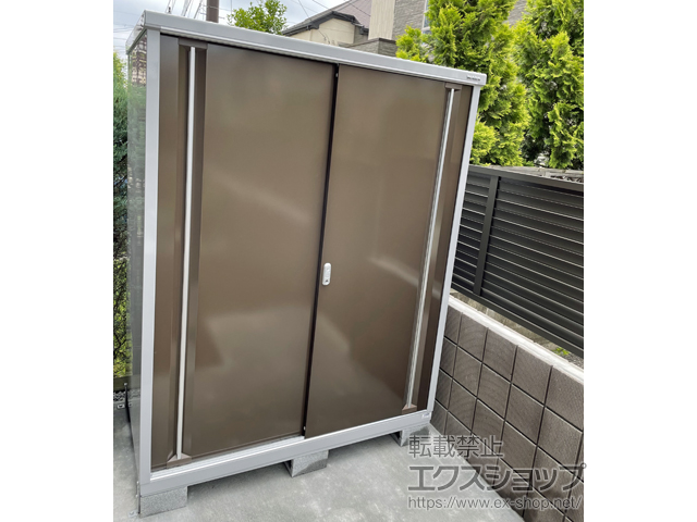 東京都小平市のの物置・屋外倉庫 シンプリー 一般型 1520×905×1903 MJX-159E-TB 施工例