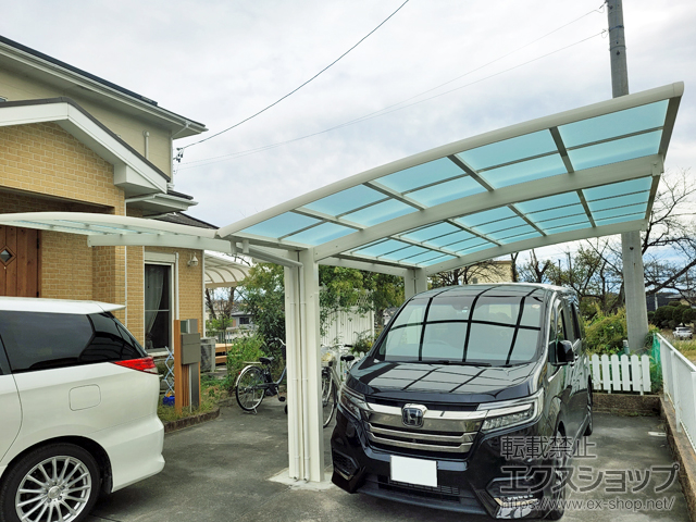 三重県四日市市ののカーポート レイナポートグラン Y合掌　積雪〜20cm対応 施工例