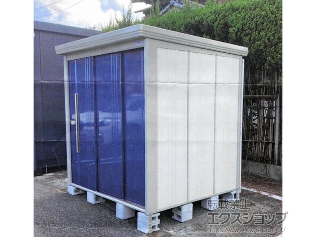 千葉県館山市のの物置・屋外倉庫 Mr.ストックマンダンディ 一般型 結露減少型 2016×1738×2110（ND-Z2017） ND-Z2017-DB 施工例