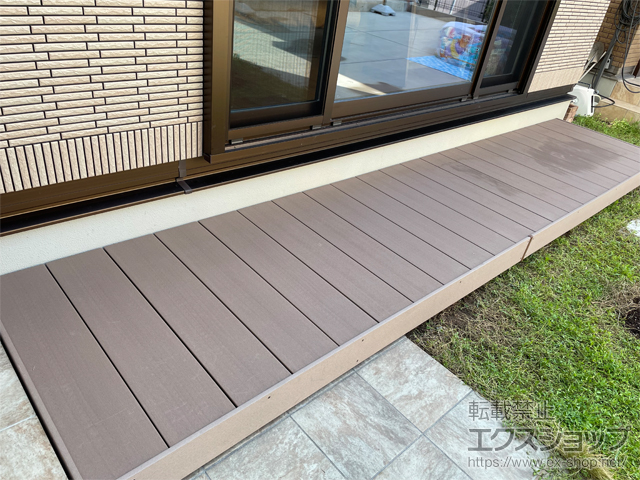 兵庫県神戸市ののウッドデッキ レストステージ 幕板納まり 施工例