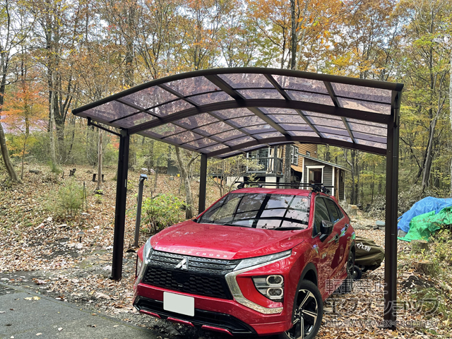 栃木県那須郡那須町ののカーポート レイナツインポートグラン　積雪〜20cm対応 施工例