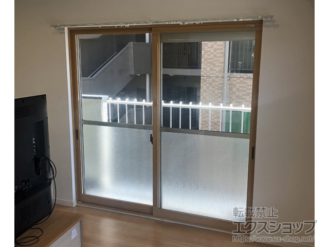 福岡県北九州市のの二重窓（内窓） インプラス 引違い窓 2枚建 施工例