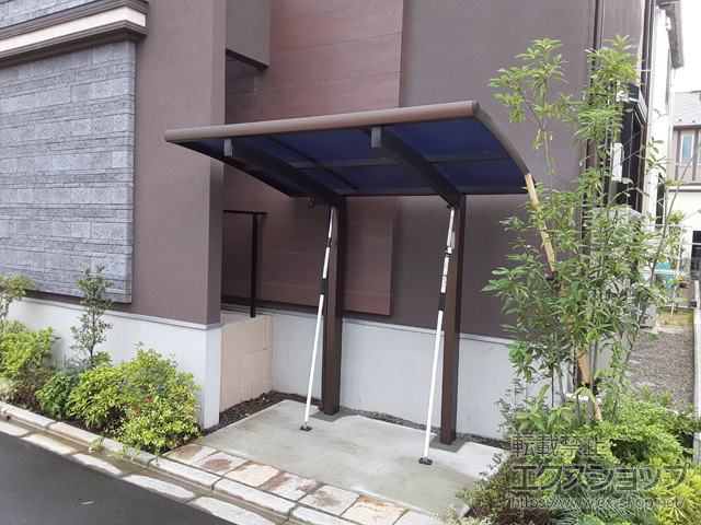 東京都世田谷区ののサイクルポート・駐輪場 プレシオスポート ミニ 積雪〜20cm対応 施工例
