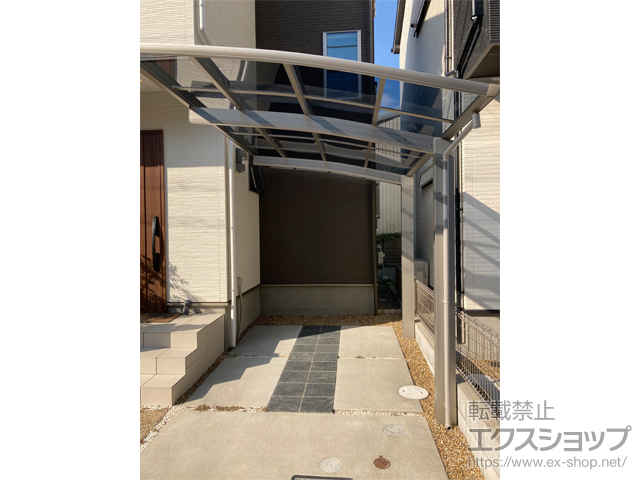 兵庫県伊丹市ののカーポート プレシオスポート 積雪〜20cm対応 施工例